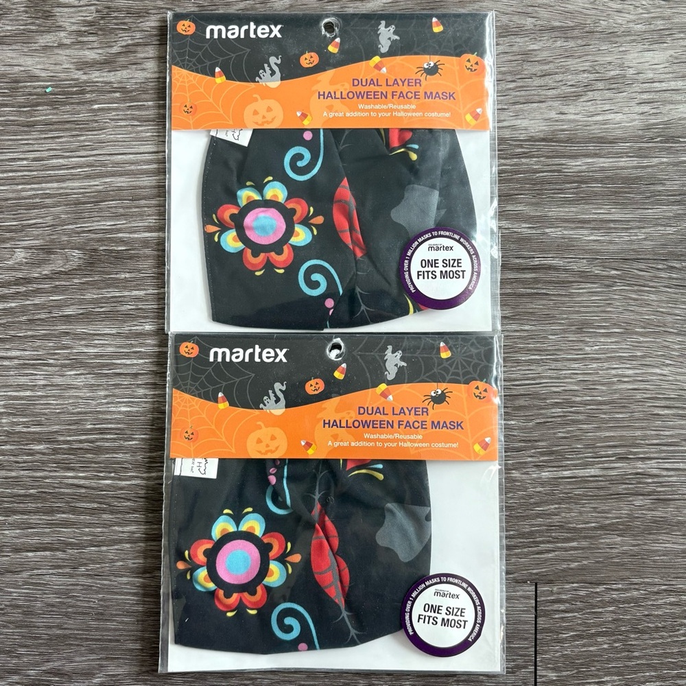 Martex Black Halloween Face Mask